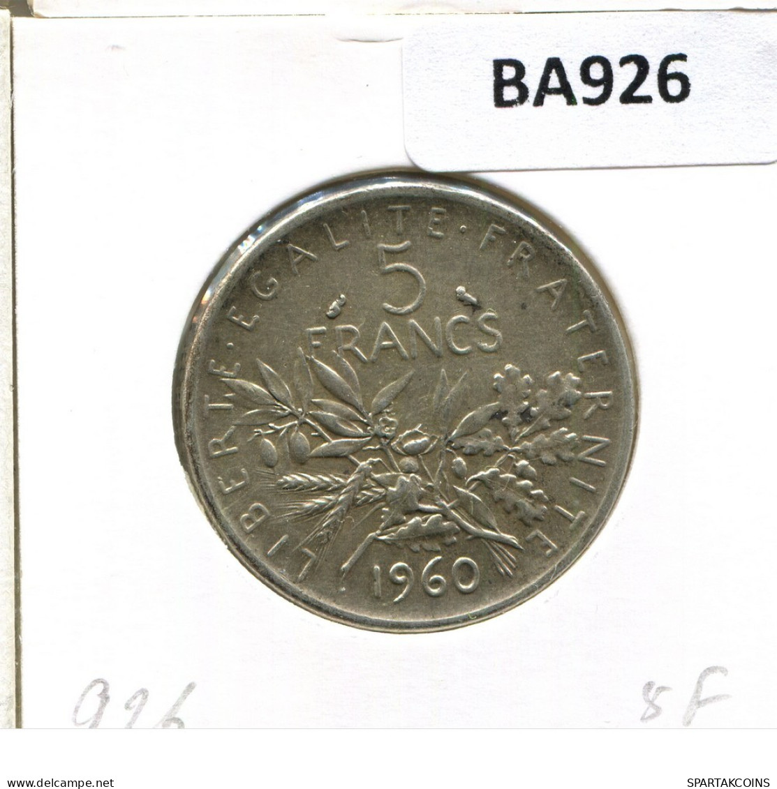 5 FRANCS 1960 FRANCE French Coin #BA926.U.A - 5 Francs
