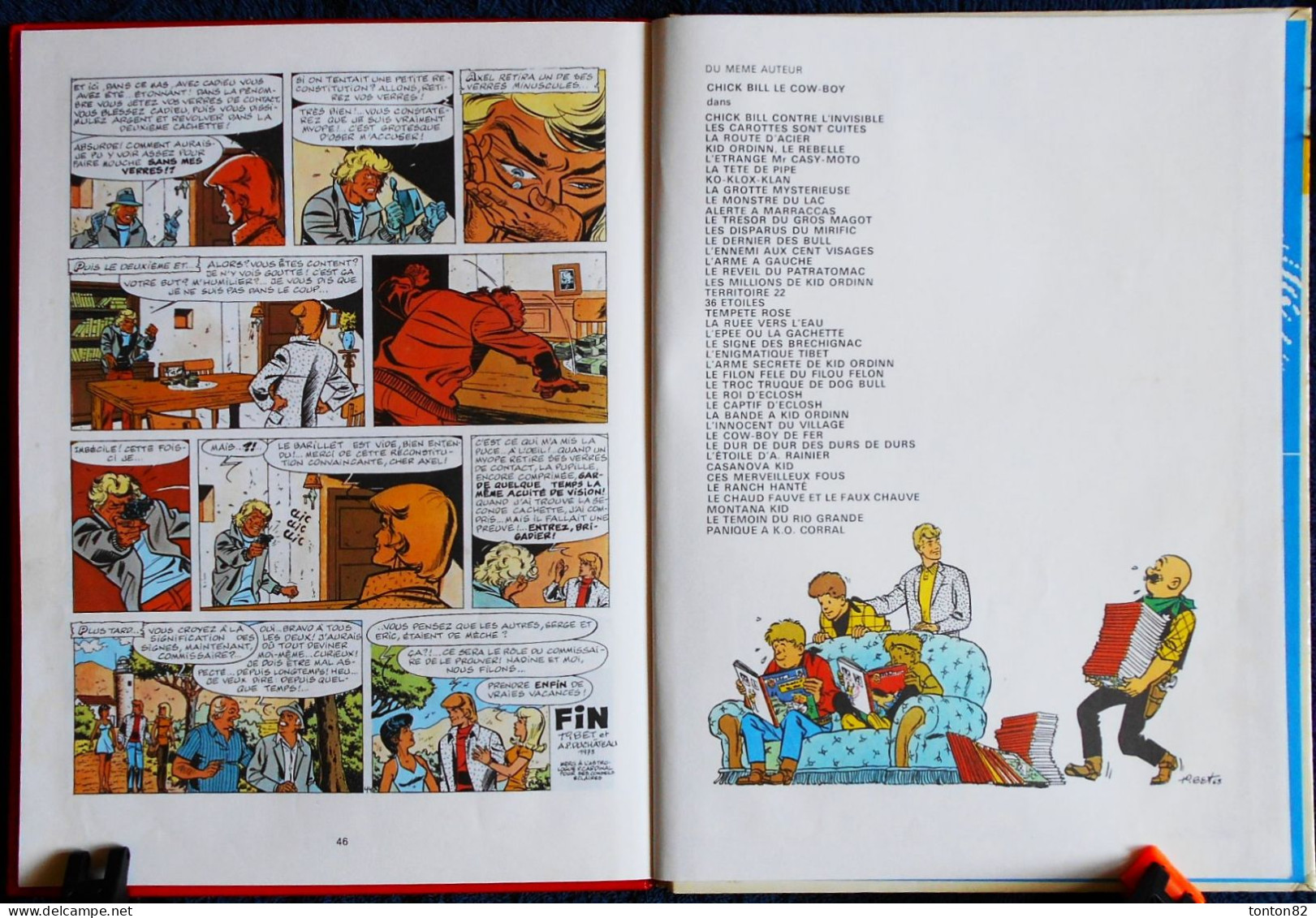 Tibet et A.P. Duchateau - RIC HOCHET 19 - Les signes de la peur - Éditions du Lombard - ( 1979 ) .