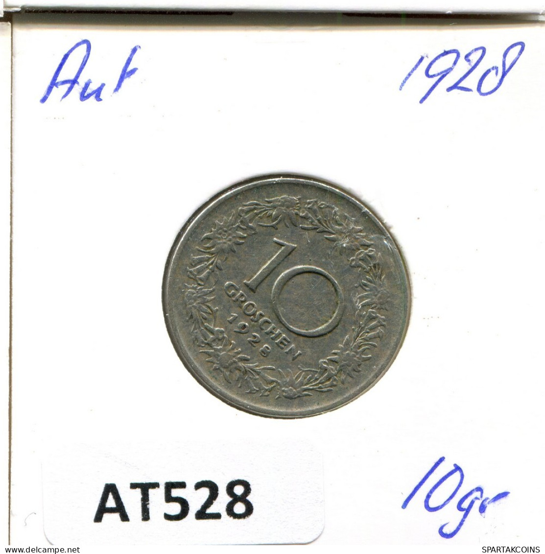 10 GROSCHEN 1928 ÖSTERREICH AUSTRIA Münze #AT528.D.A - Oesterreich
