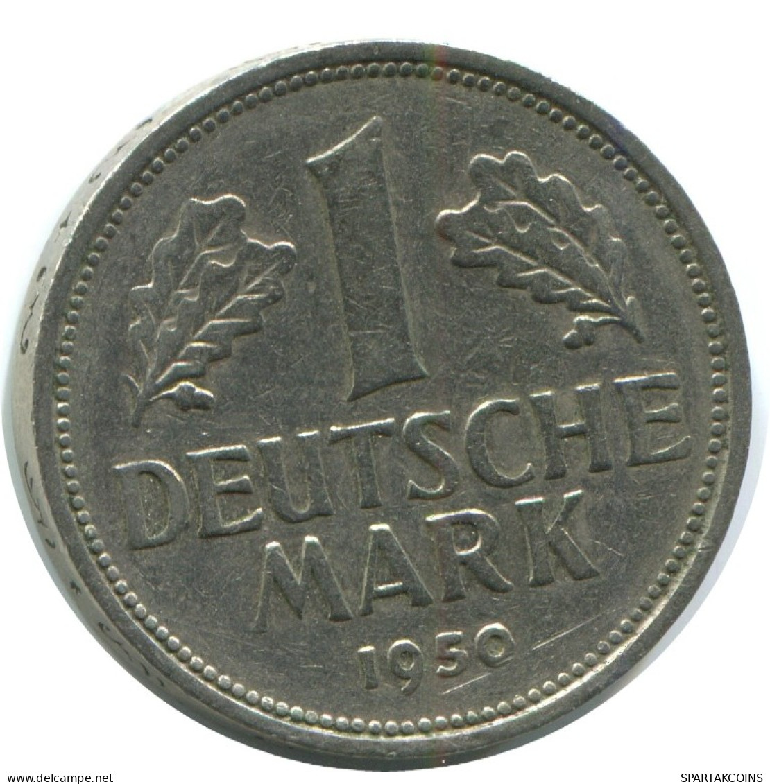 1 DM 1950 F WEST & UNIFIED GERMANY Coin #AG302.3.U.A - 1 Mark