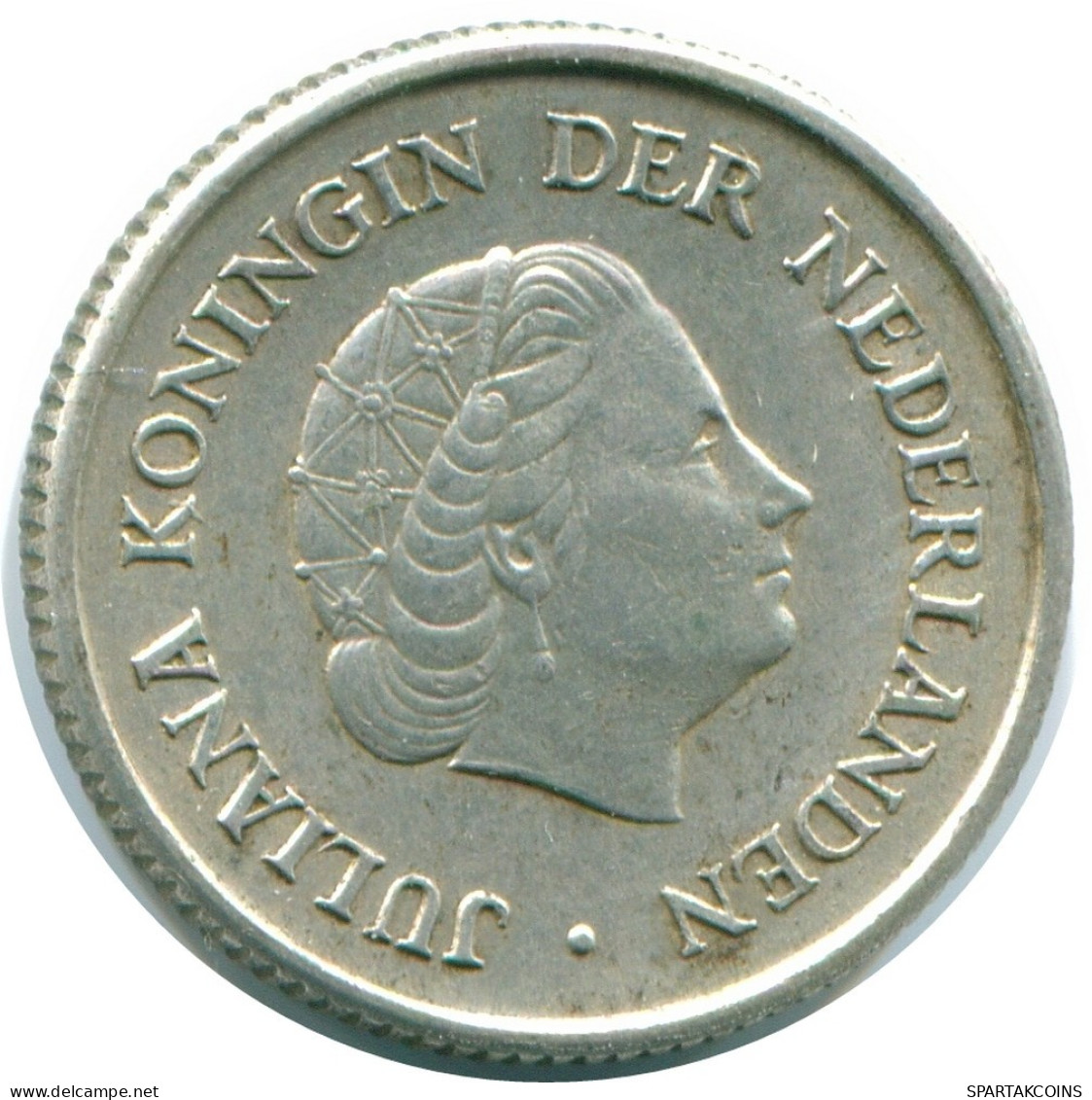 1/4 GULDEN 1967 ANTILLAS NEERLANDESAS PLATA Colonial Moneda #NL11436.4.E.A - Antillas Neerlandesas