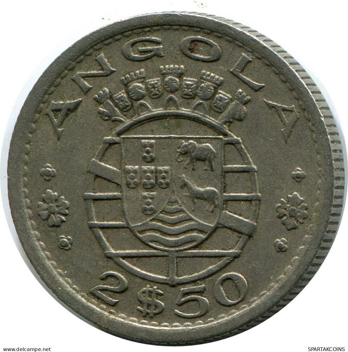 25 ESCUDOS 1956 ANGOLA Moneda #AP850.E.A - Angola