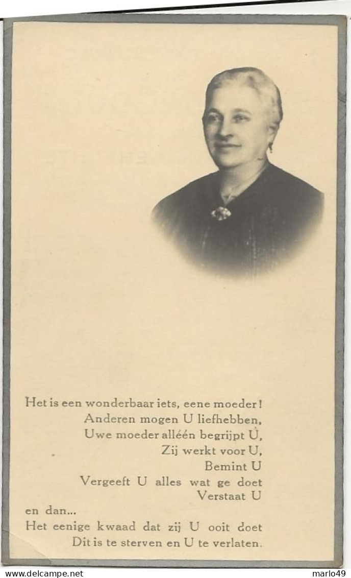 DP. EMILIE REGOUDT - VANDE GEHUCHTE ° BLANKENBERGE 1875 - + 1936 - Religion & Esotérisme