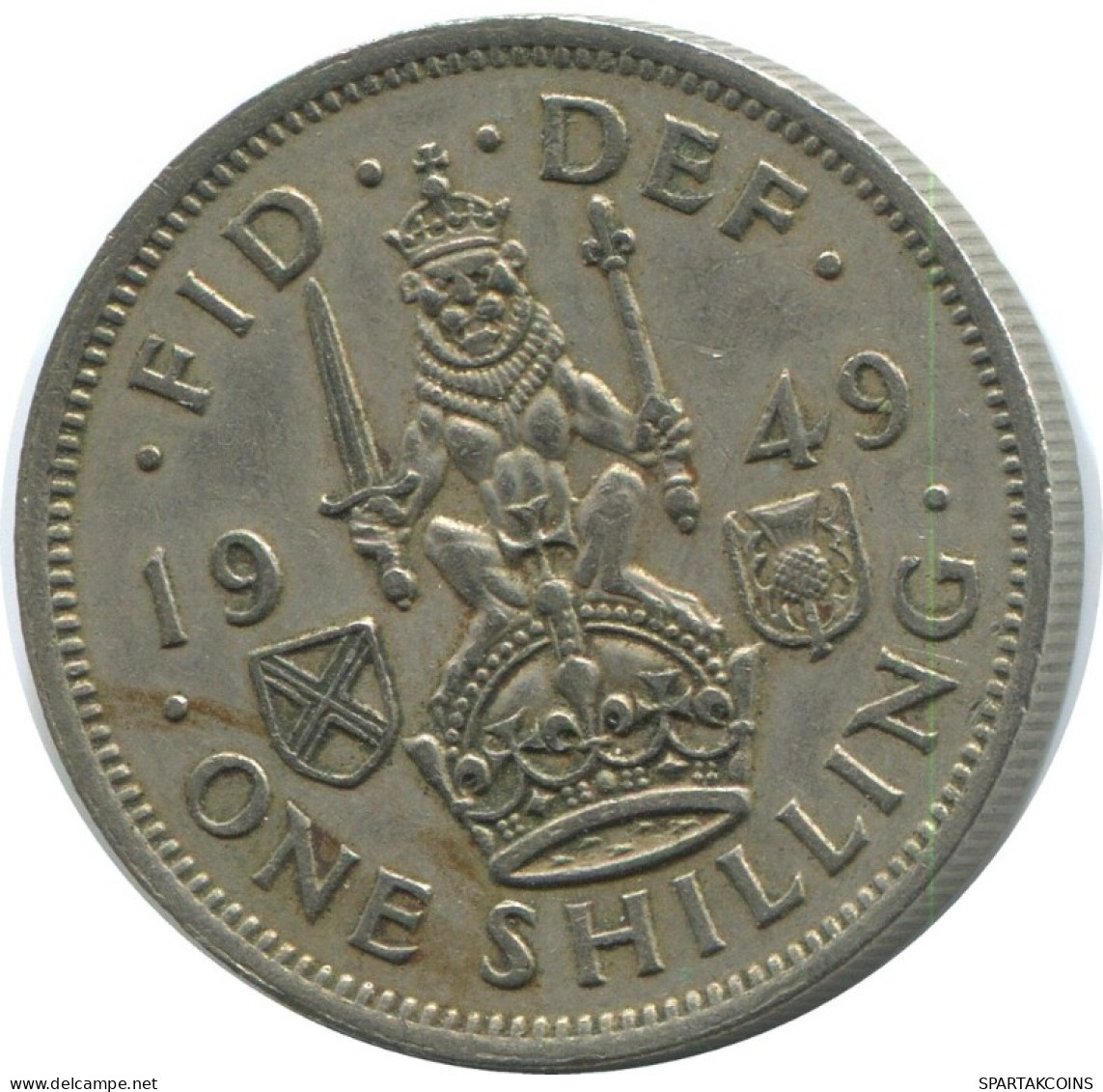 SHILLING 1949 UK GREAT BRITAIN Coin #AG978.1.U.A - I. 1 Shilling
