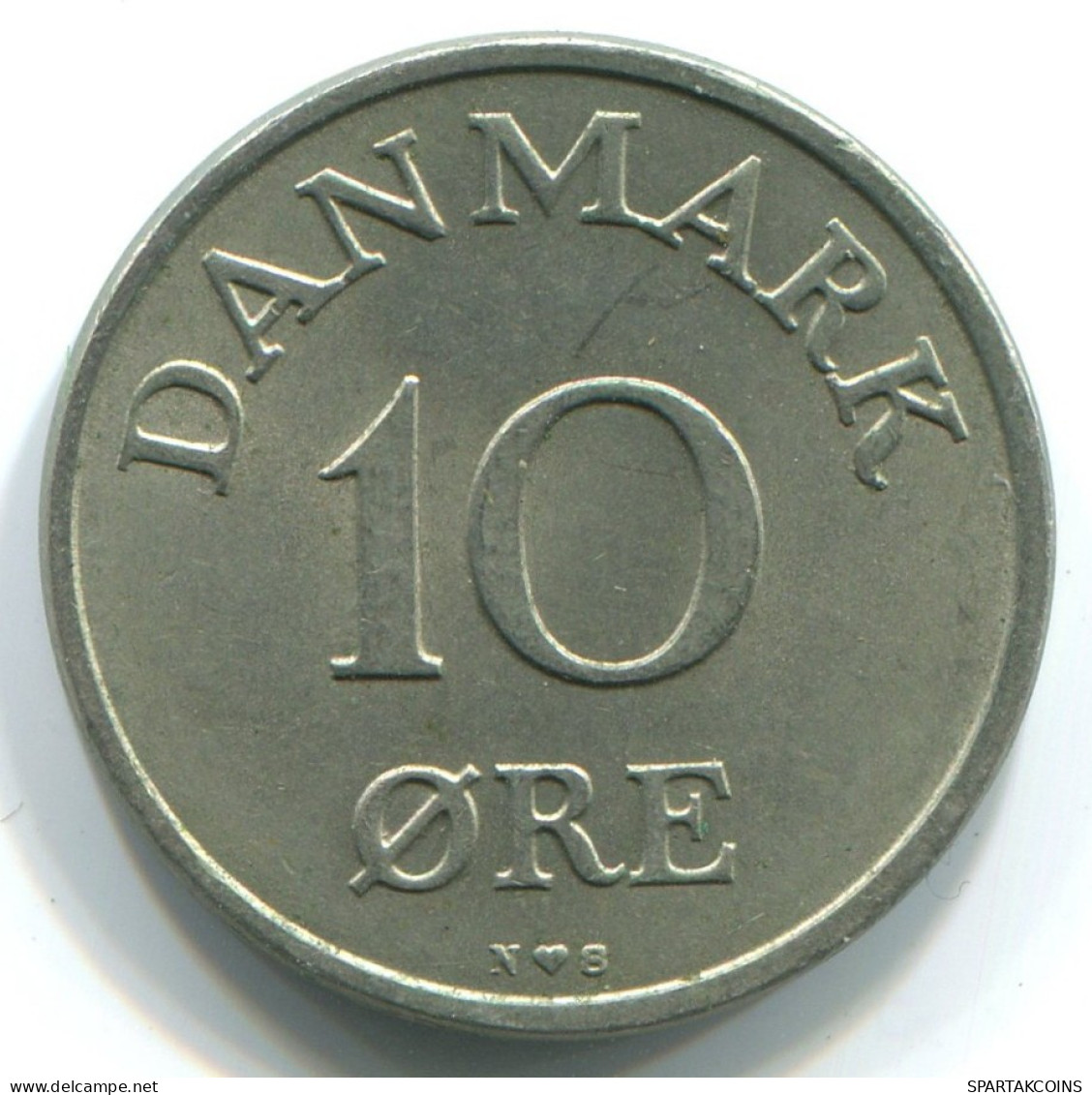 10 ORE 1955 DANEMARK DENMARK Pièce #WW1028.F.A - Dinamarca
