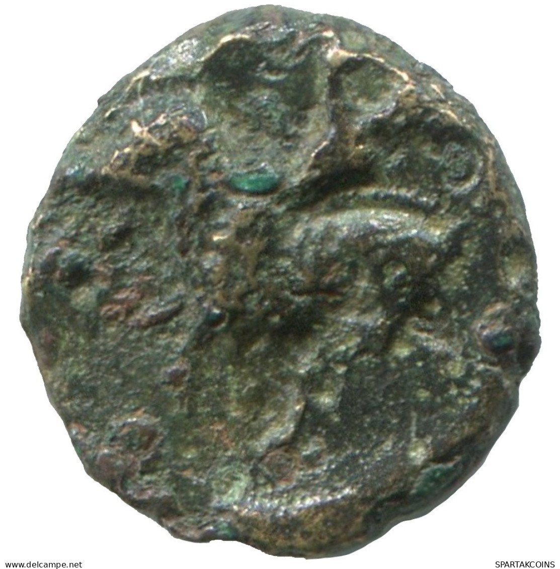 HORSEMAN Antike Authentische Original GRIECHISCHE Münze 1.1g/10mm #SAV1342.11.D.A - Griechische Münzen