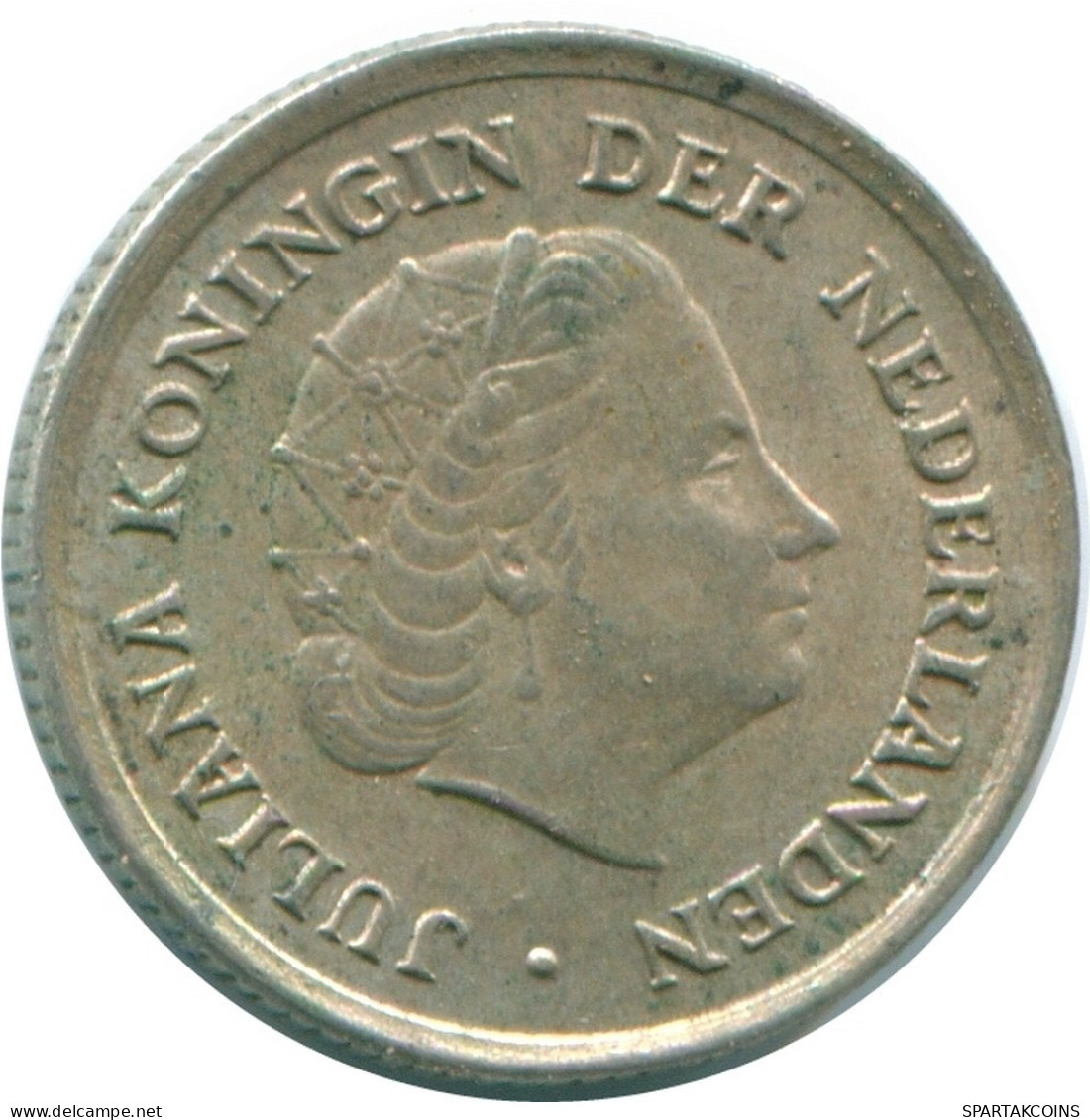 1/10 GULDEN 1966 ANTILLAS NEERLANDESAS PLATA Colonial Moneda #NL12849.3.E.A - Netherlands Antilles
