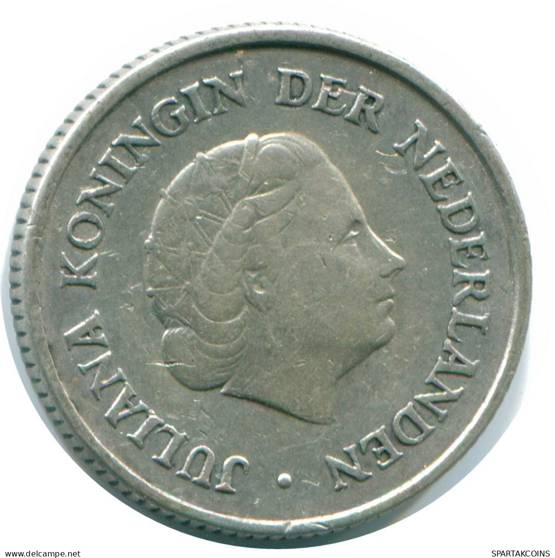 1/4 GULDEN 1962 NIEDERLÄNDISCHE ANTILLEN SILBER Koloniale Münze #NL11122.4.D.A - Antilles Néerlandaises
