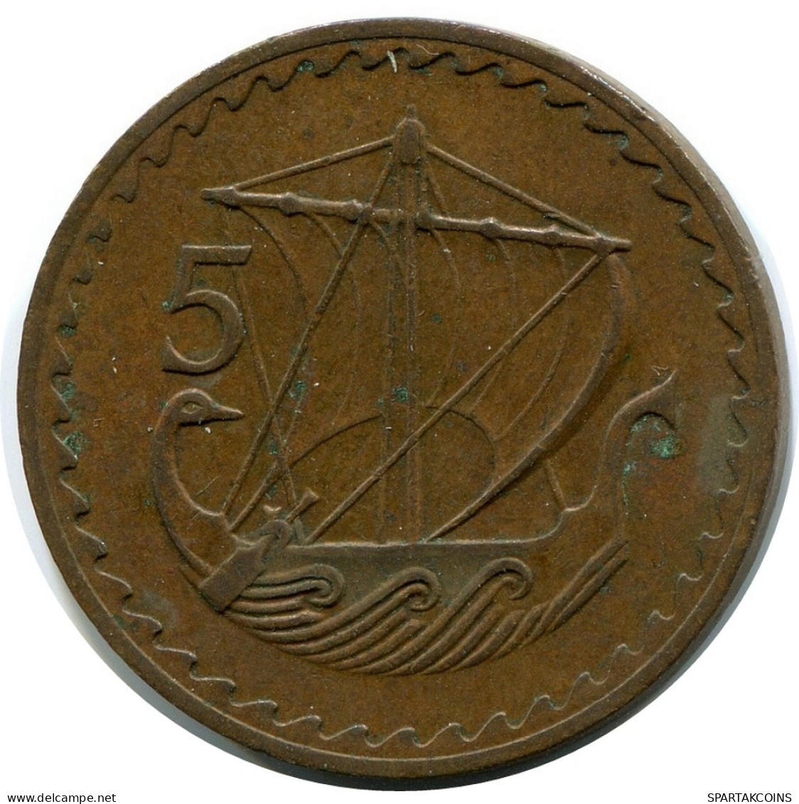 5 MILS 1960 CYPRUS Coin #BA198.U.A - Zypern