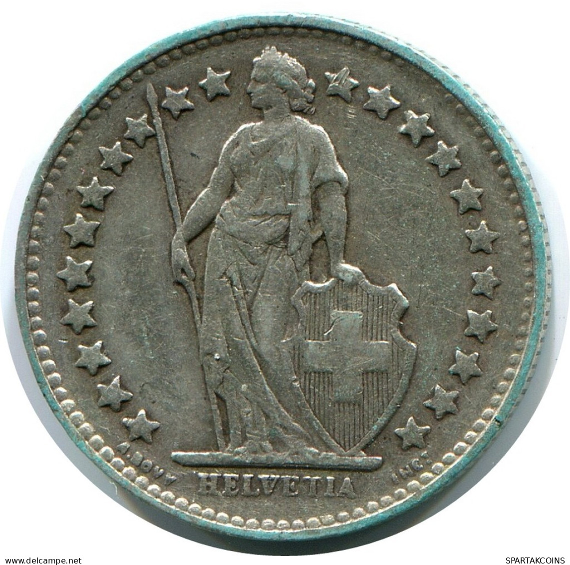 1/2 FRANC 1943 SWITZERLAND Coin SILVER #AR978.U.A - Altri & Non Classificati