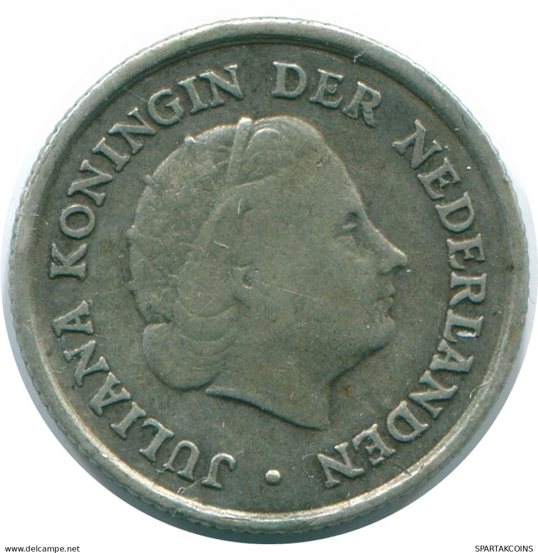 1/10 GULDEN 1963 ANTILLAS NEERLANDESAS PLATA Colonial Moneda #NL12649.3.E.A - Niederländische Antillen