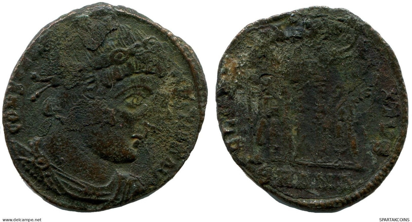 CONSTANTINE I MINTED IN ANTIOCH FOUND IN IHNASYAH HOARD EGYPT #ANC10590.14.E.A - The Christian Empire (307 AD Tot 363 AD)