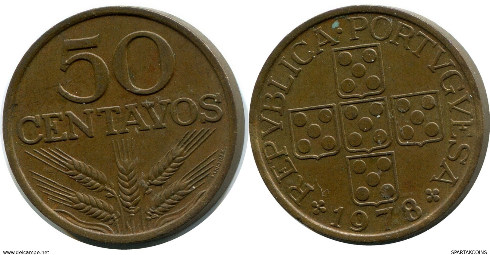 50 CENTAVOS 1978 PORTUGAL Moneda #BA185.E.A - Portugal