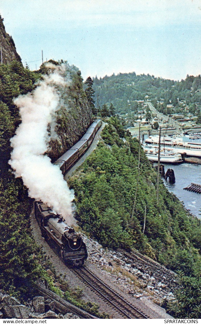 ZUG Schienenverkehr Eisenbahnen Vintage Ansichtskarte Postkarte CPSMF #PAA395.A - Trenes
