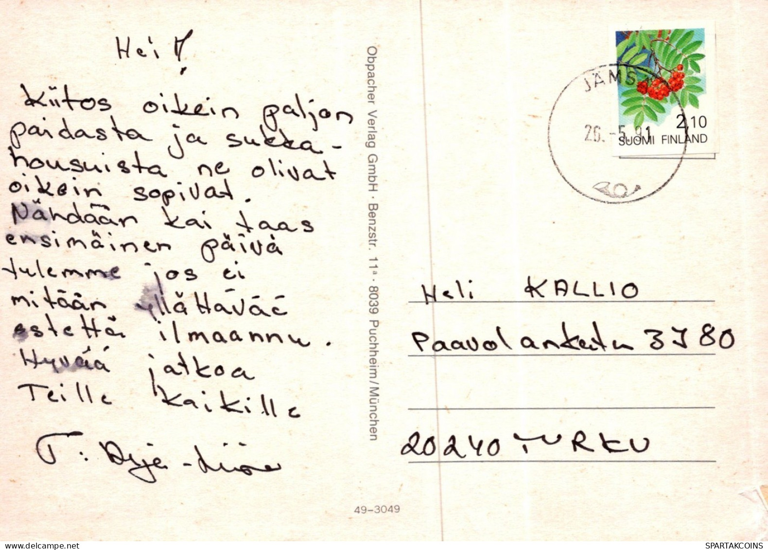 GATO GATITO Animales Vintage Tarjeta Postal CPSM #PAM292.A - Chats