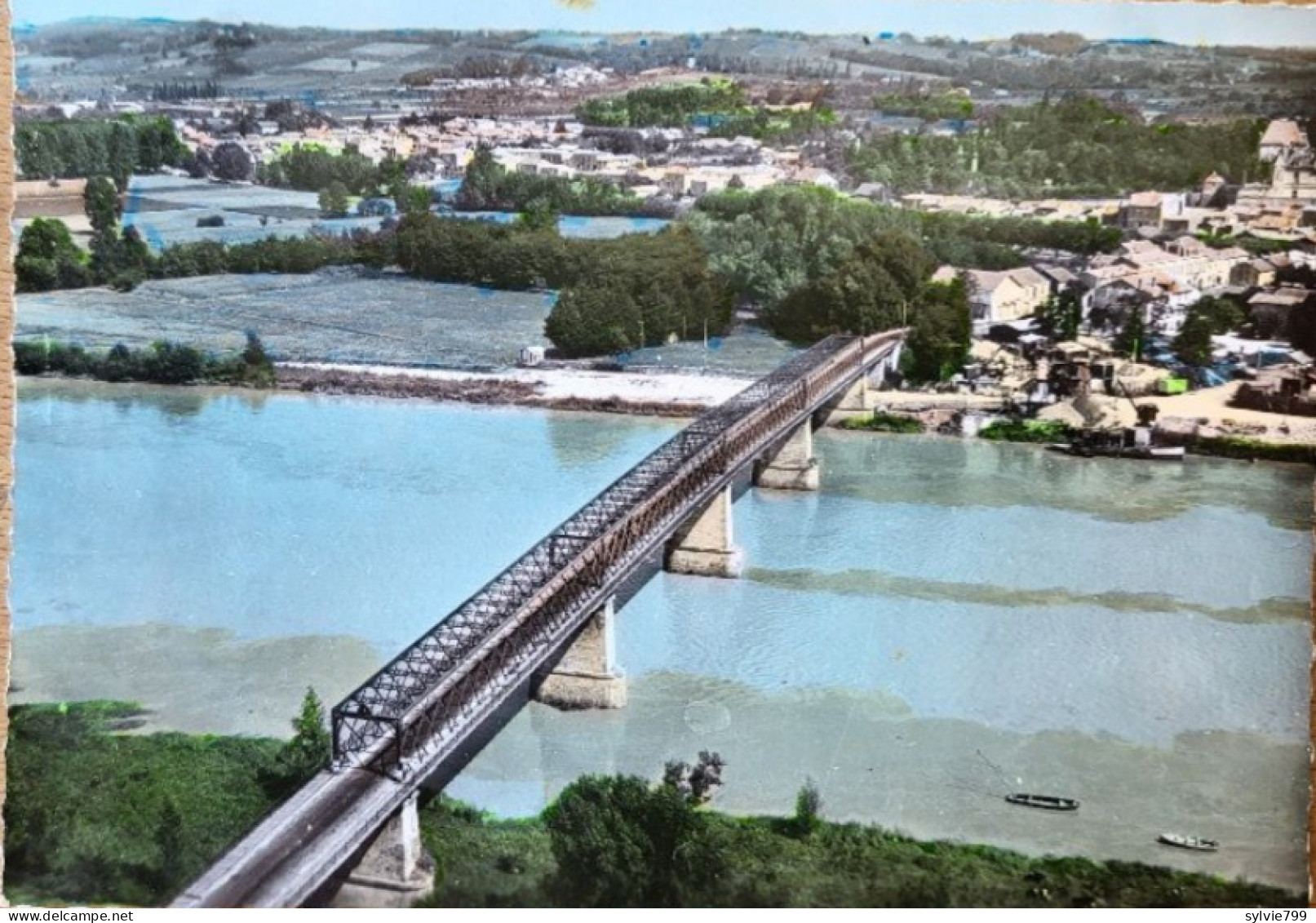 En Avion Au Dessus De Cadillac - Pont Sur La Garonne - Cadillac