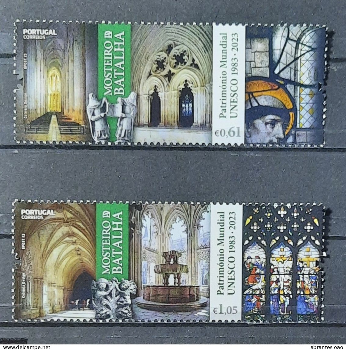 2023 - Portugal - MNH - Monastery Of  Batalha - UESCO World Legacy - 2 Stamps + Block Of 1 Stamp - Nuovi