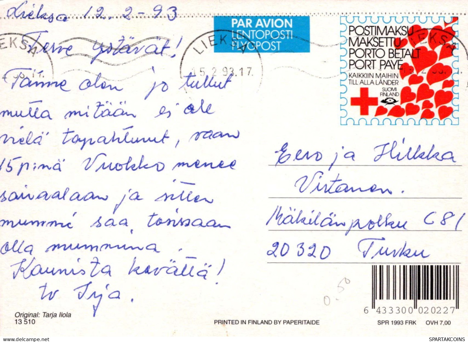 PERRO Animales Vintage Tarjeta Postal CPSM #PBQ669.A - Hunde
