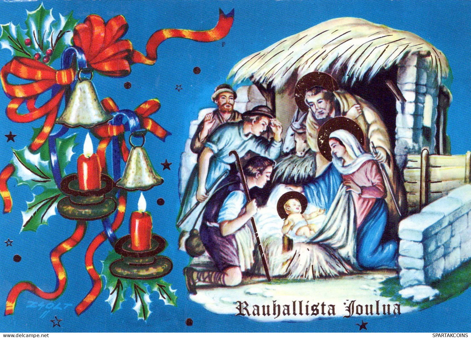 Virgen Mary Madonna Baby JESUS Christmas Religion Vintage Postcard CPSM #PBP687.A - Jungfräuliche Marie Und Madona