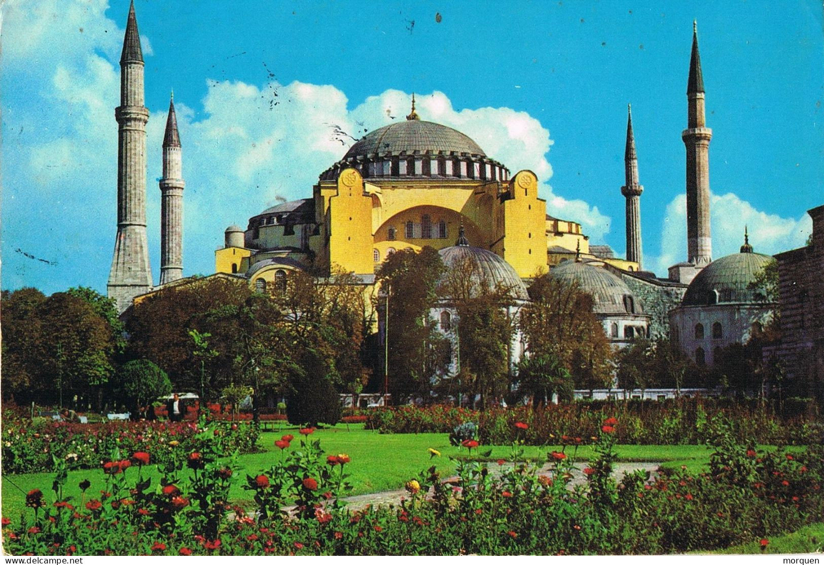 55050. Postal KARAKOY (Turquia) 1972. Vista Istambul Y Santa Sofia Museum - Brieven En Documenten