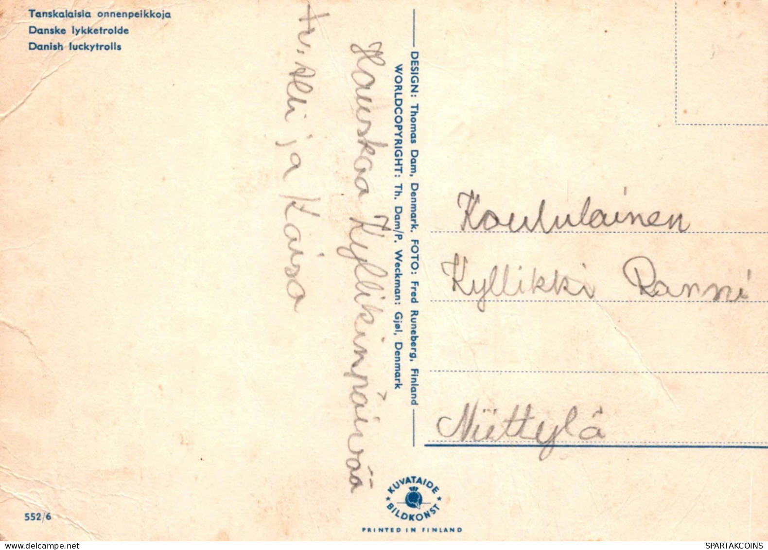 HUMOUR DESSIN ANIMÉ Vintage Carte Postale CPSM #PBV661.A - Humour