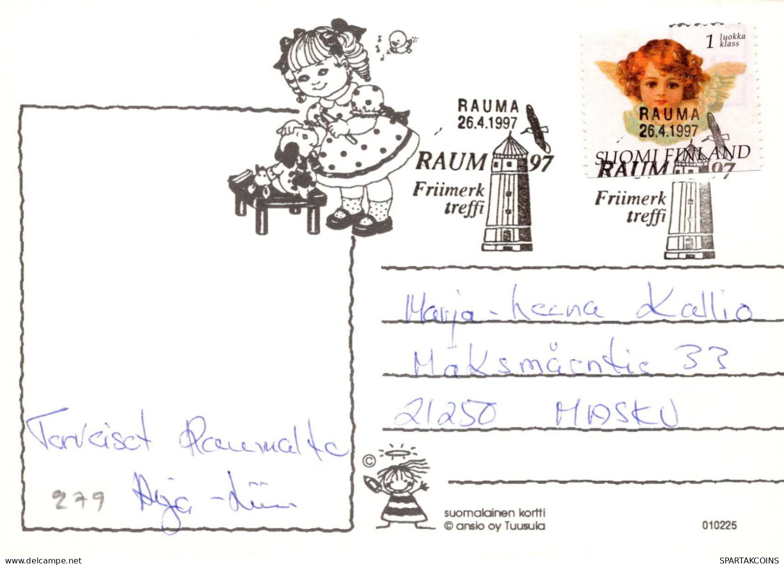 NIÑOS HUMOR Vintage Tarjeta Postal CPSM #PBV334.A - Humorous Cards