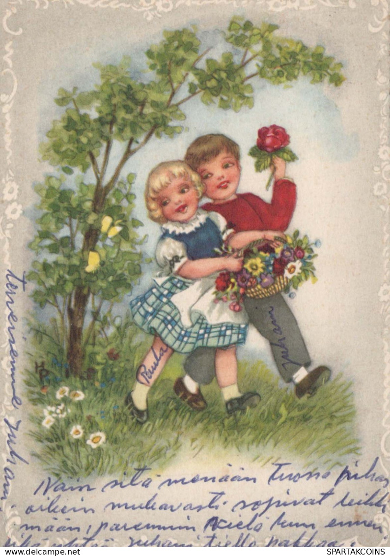 ENFANTS Scènes Paysages Vintage Carte Postale CPSM #PBU370.A - Escenas & Paisajes