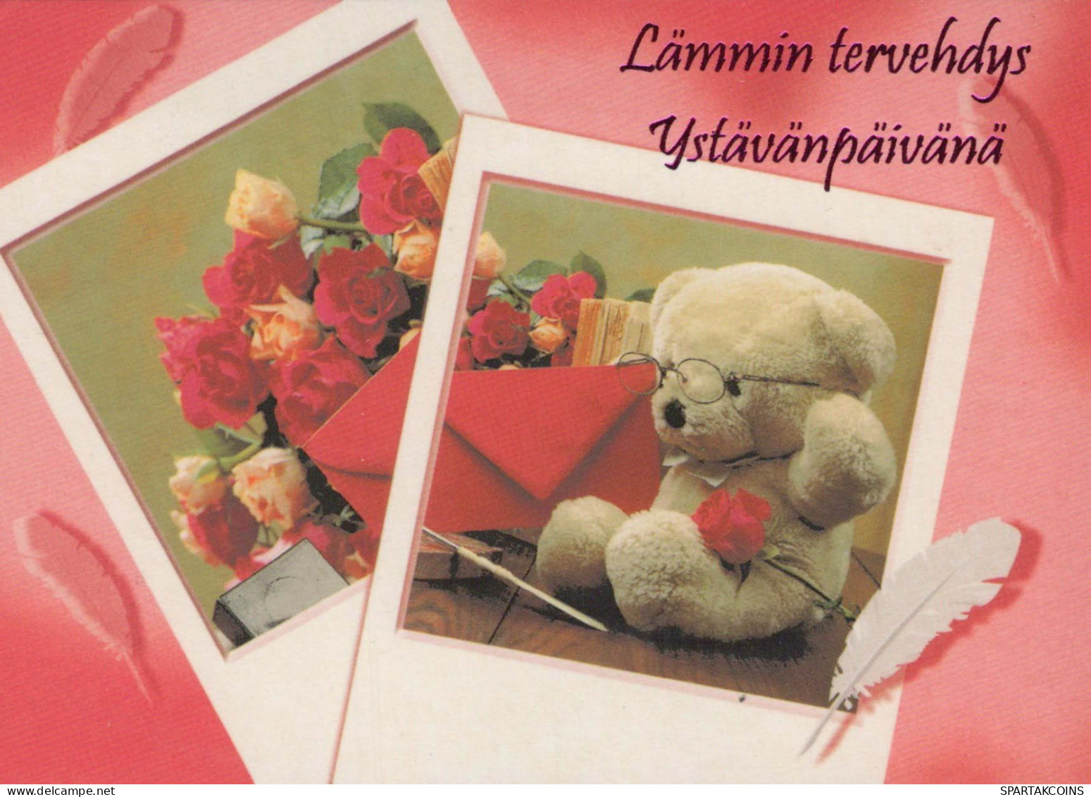 OSO Animales Vintage Tarjeta Postal CPSM #PBS261.A - Bären