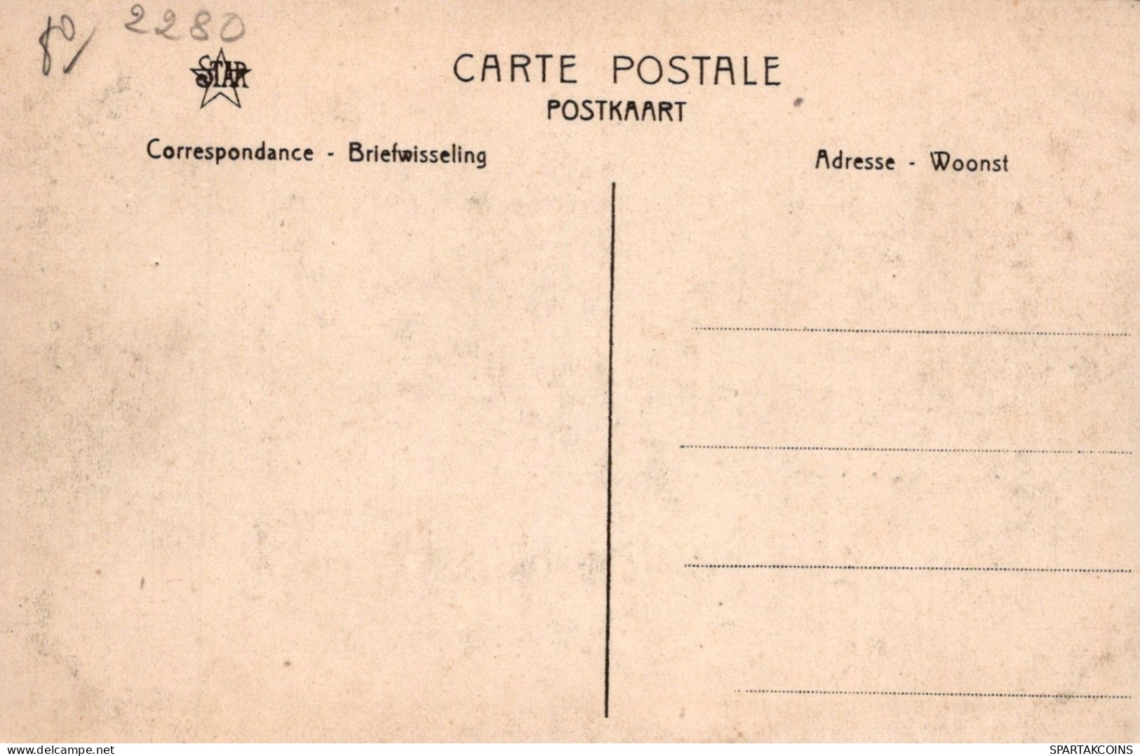 BELGIQUE CASCADE DE COO Province De Liège Carte Postale CPA Unposted #PAD139.A - Stavelot