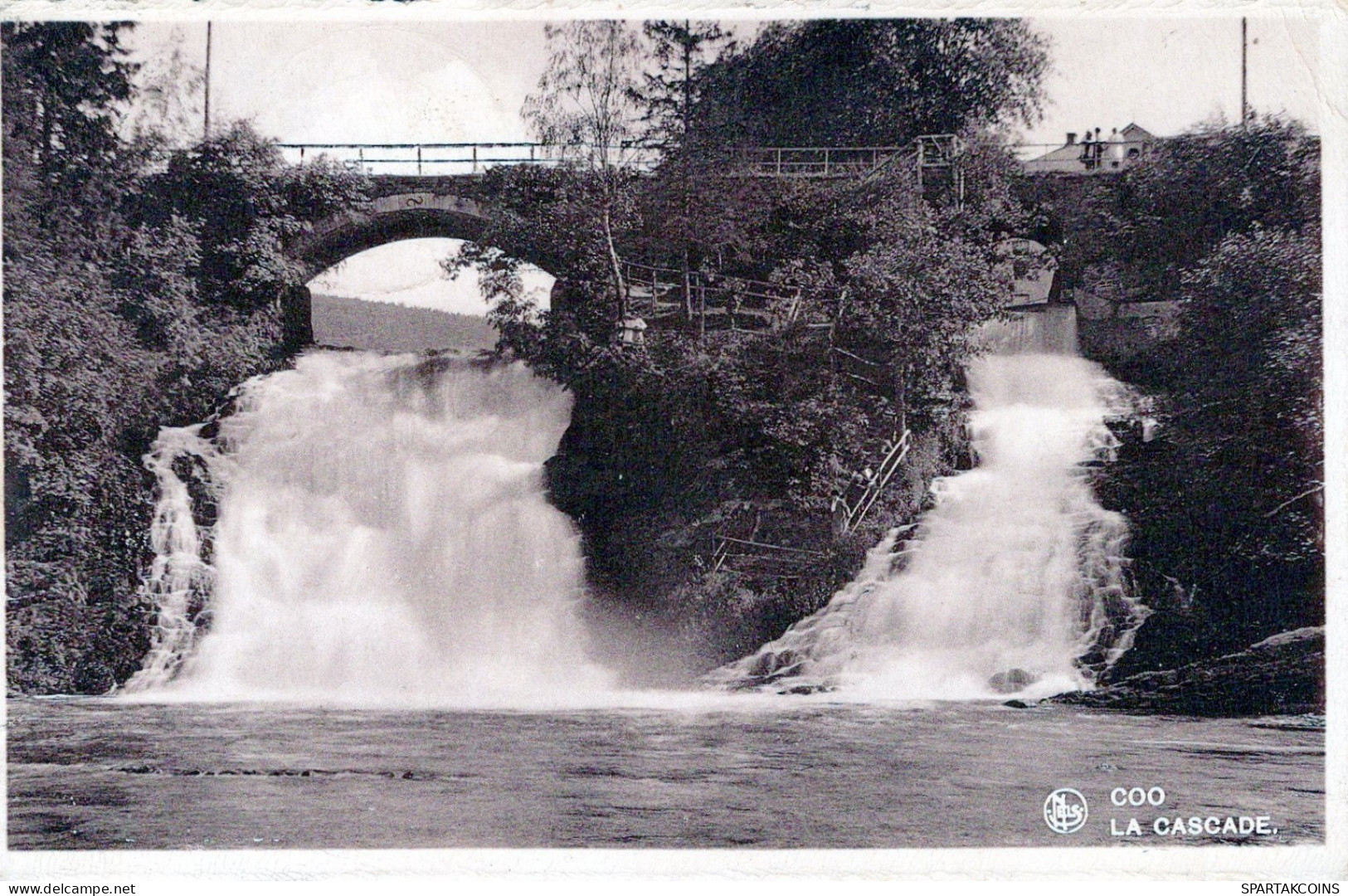 BELGIUM COO WATERFALL Province Of Liège Postcard CPA #PAD186.A - Stavelot