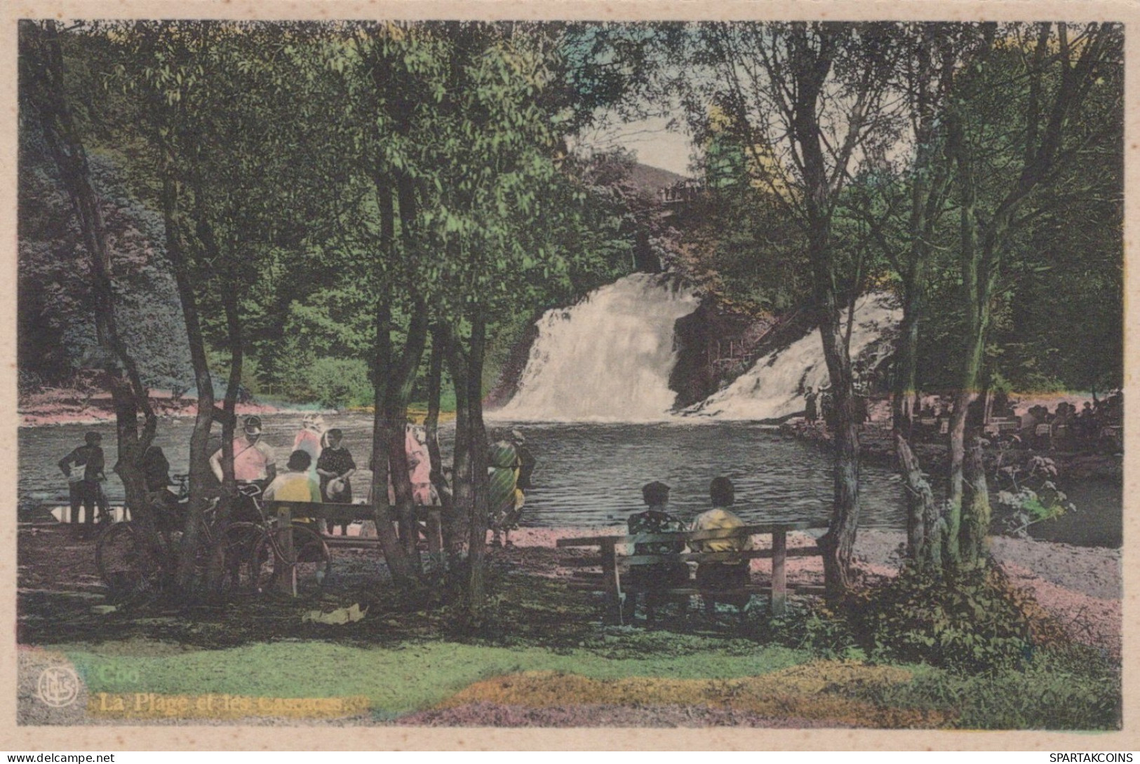 BELGIUM COO WATERFALL Province Of Liège Postcard CPA Unposted #PAD026.A - Stavelot