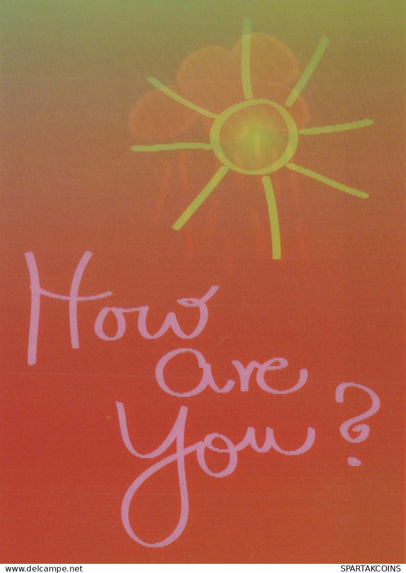 How Are You ? LENTICULAR 3D Vintage Carte Postale CPSM #PAZ163.A - Other & Unclassified