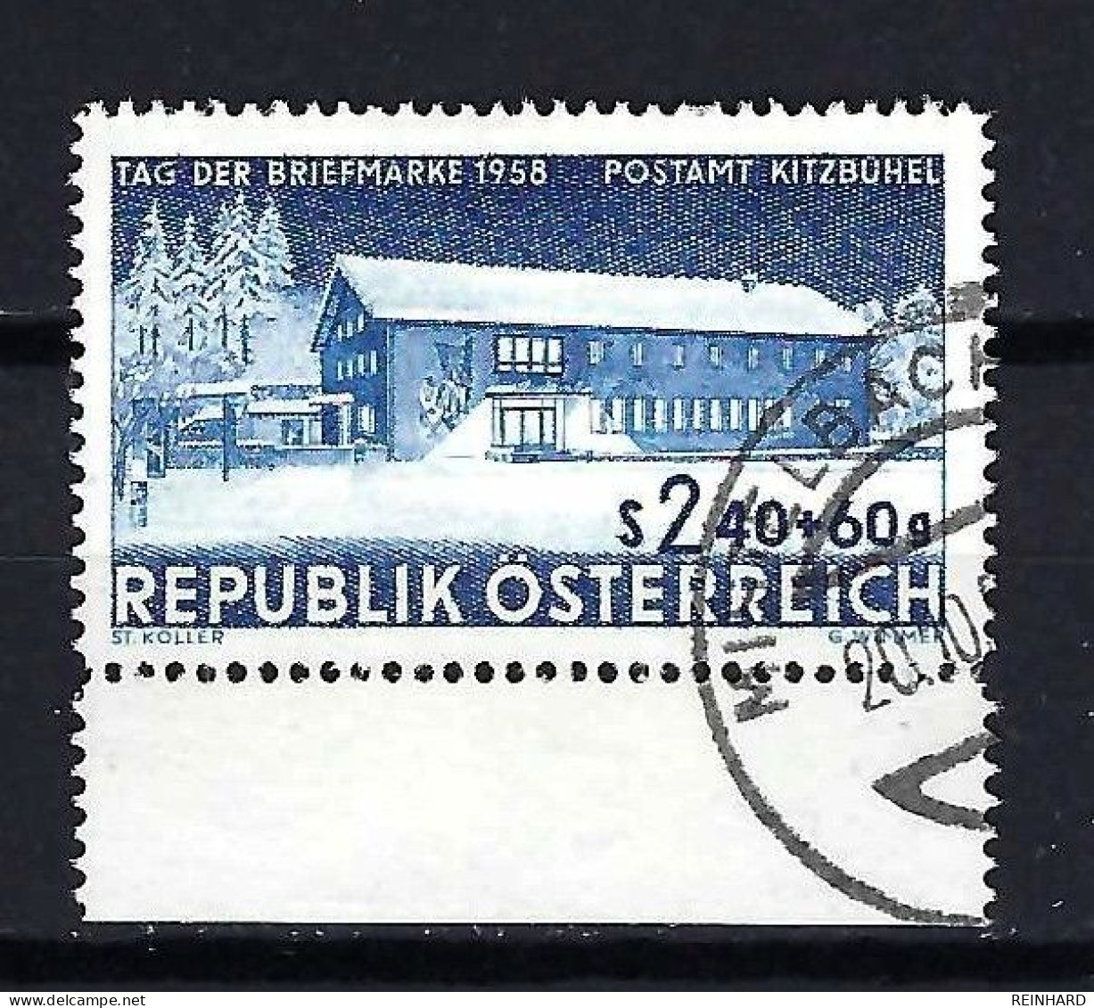 ÖSTERREICH ANK-Nr. 1075 Tag Der Briefmarke 1958 Gestempelt - Siehe Bild - Used Stamps