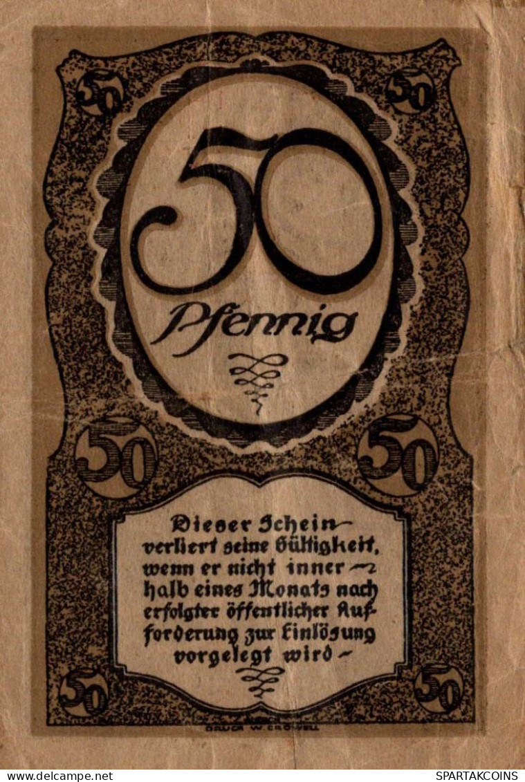 50 PFENNIG 1919 Stadt DORTMUND AND HoRDE Westphalia DEUTSCHLAND Notgeld #PI187 - [11] Emissions Locales