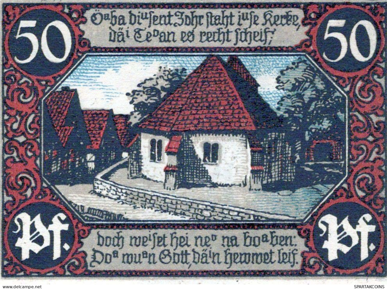 50 PFENNIG 1921 Stadt EISBERGEN Westphalia UNC DEUTSCHLAND Notgeld #PA517 - Lokale Ausgaben