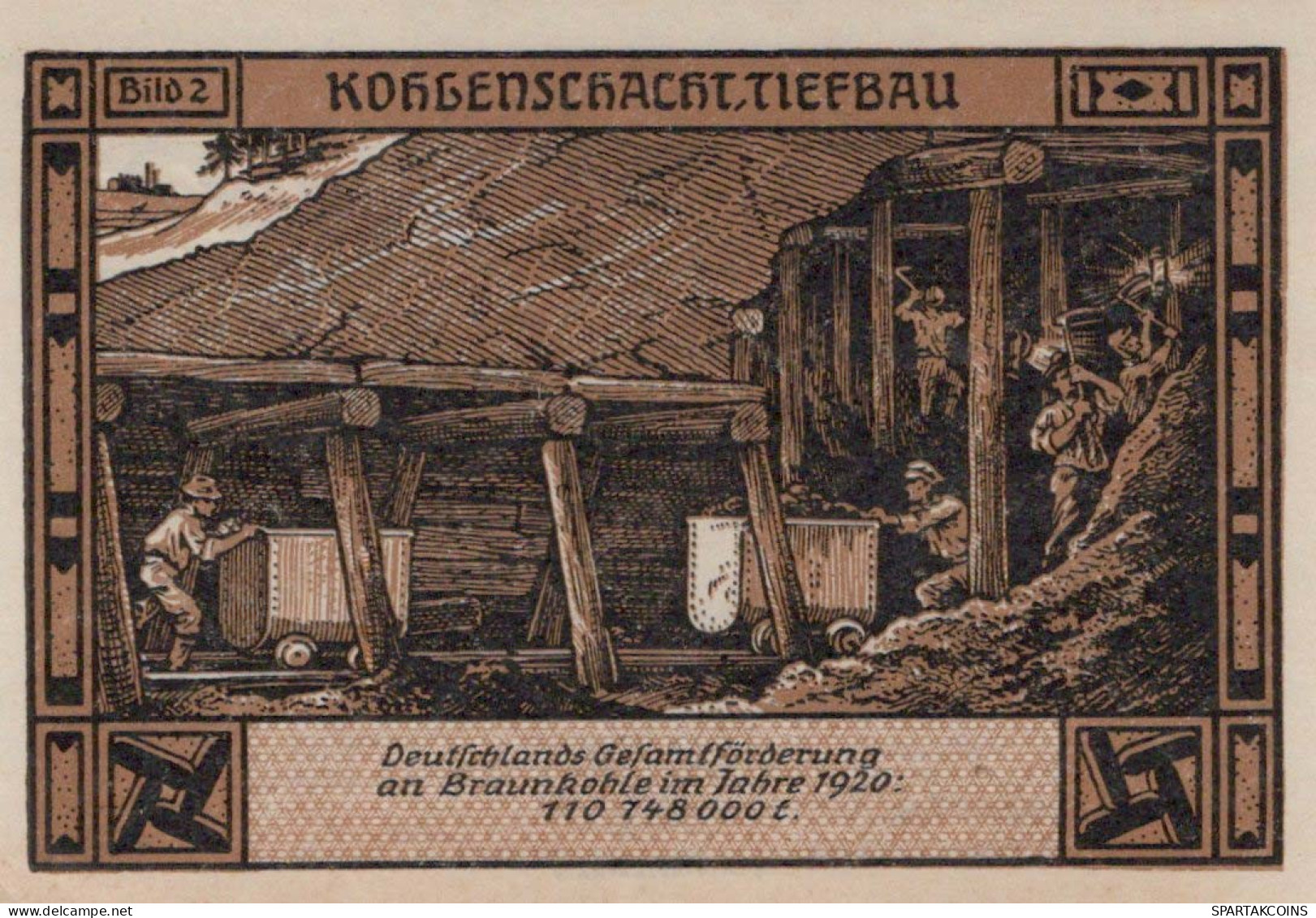 50 PFENNIG 1921 Stadt BITTERFIELD Westphalia UNC DEUTSCHLAND Notgeld #PA221 - Lokale Ausgaben