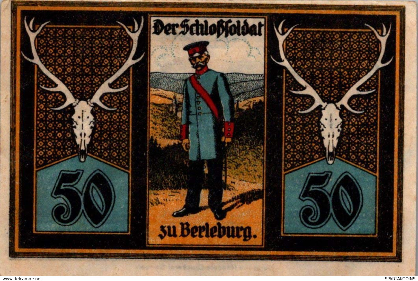 50 PFENNIG 1921 Stadt BERLEBURG Westphalia UNC DEUTSCHLAND Notgeld #PA146 - Lokale Ausgaben
