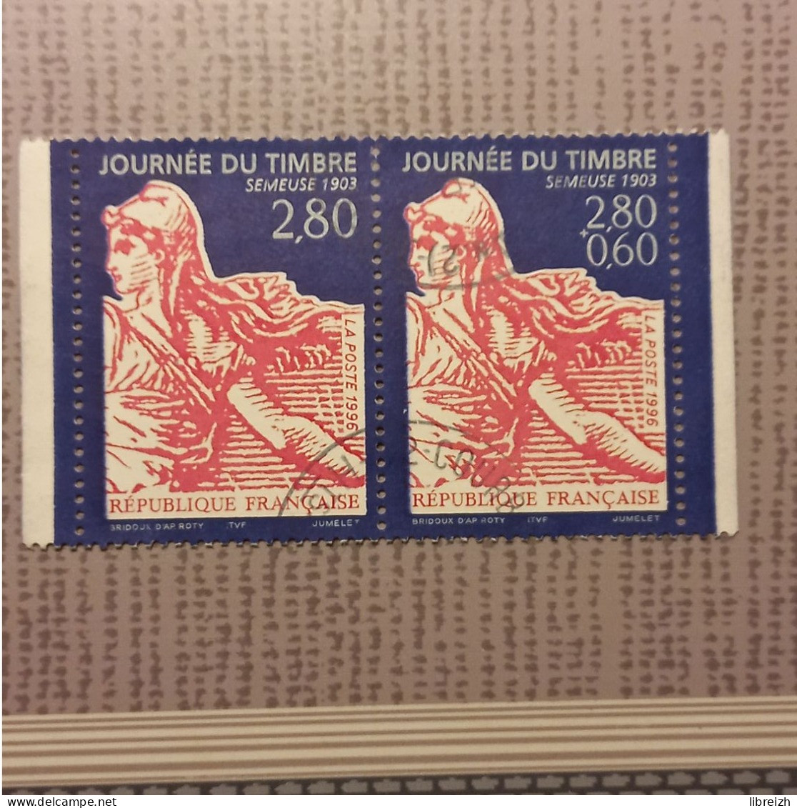 Journée Du Timbre N° P2991A  Année 1996 - Used Stamps