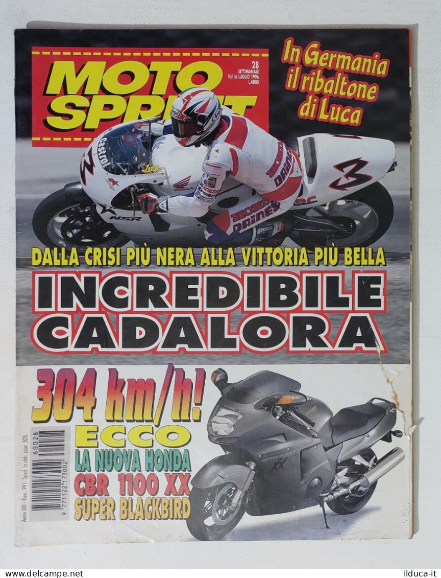 34850 Motosprint A. XXI N. 28 1996 - GP Germania Vince Cadalora - Honda CBR 1100 - Engines