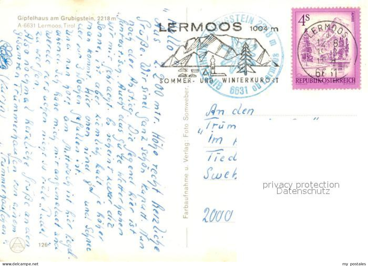 73102394 Lermoos Tirol Gipfelhaus Grubigstein Lermoos Tirol - Other & Unclassified