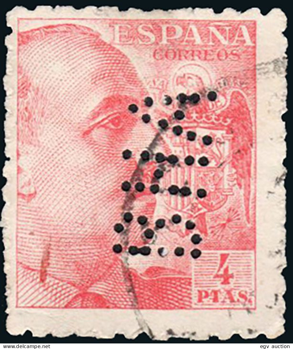 Madrid - Perforado - Edi O 933 - "BHA" Grande (Banco) - Used Stamps
