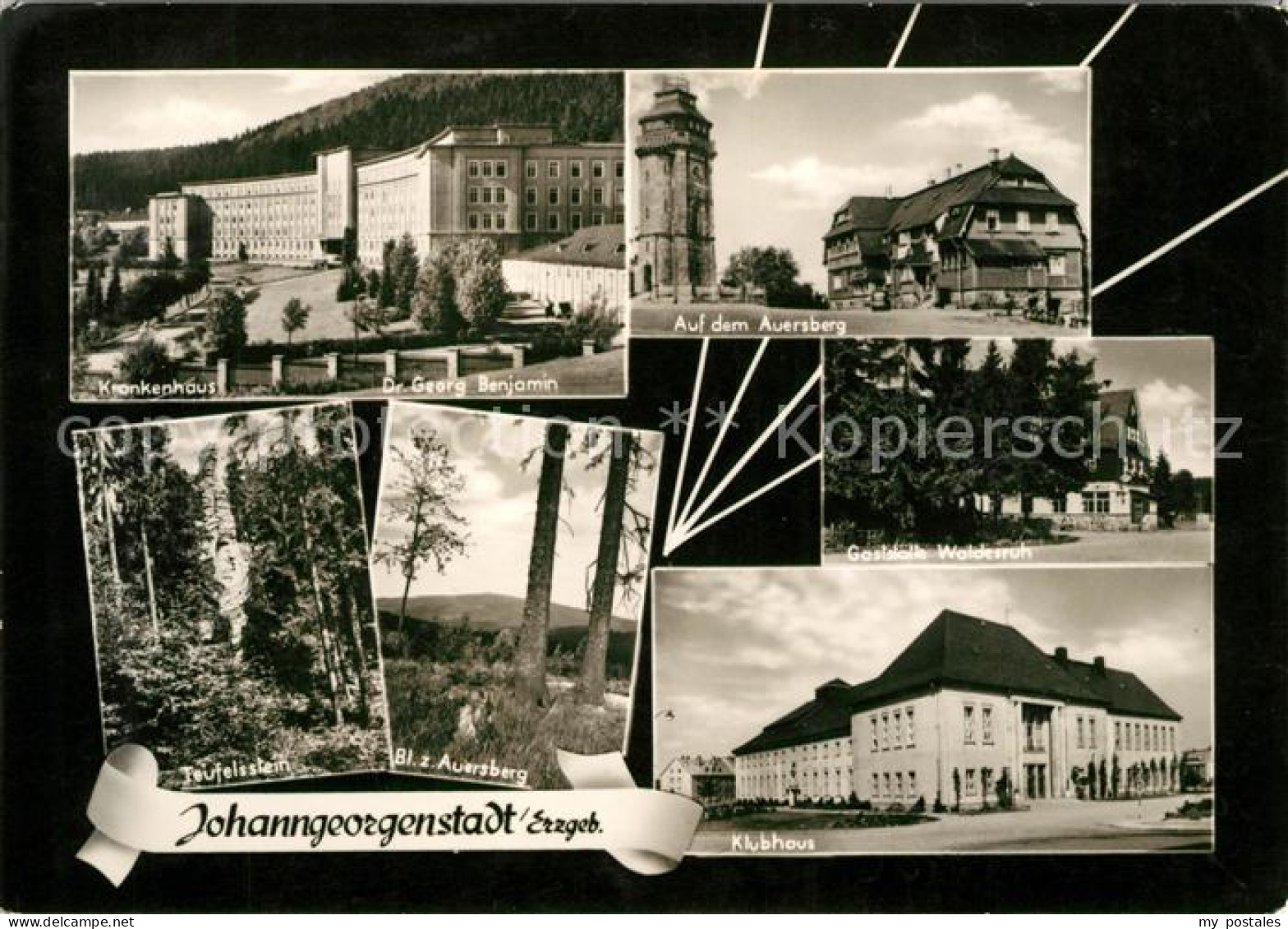 73102054 Johanngeorgenstadt Krankenhaus Georg Benjamin Auersberg Teufelsstein Kl - Johanngeorgenstadt