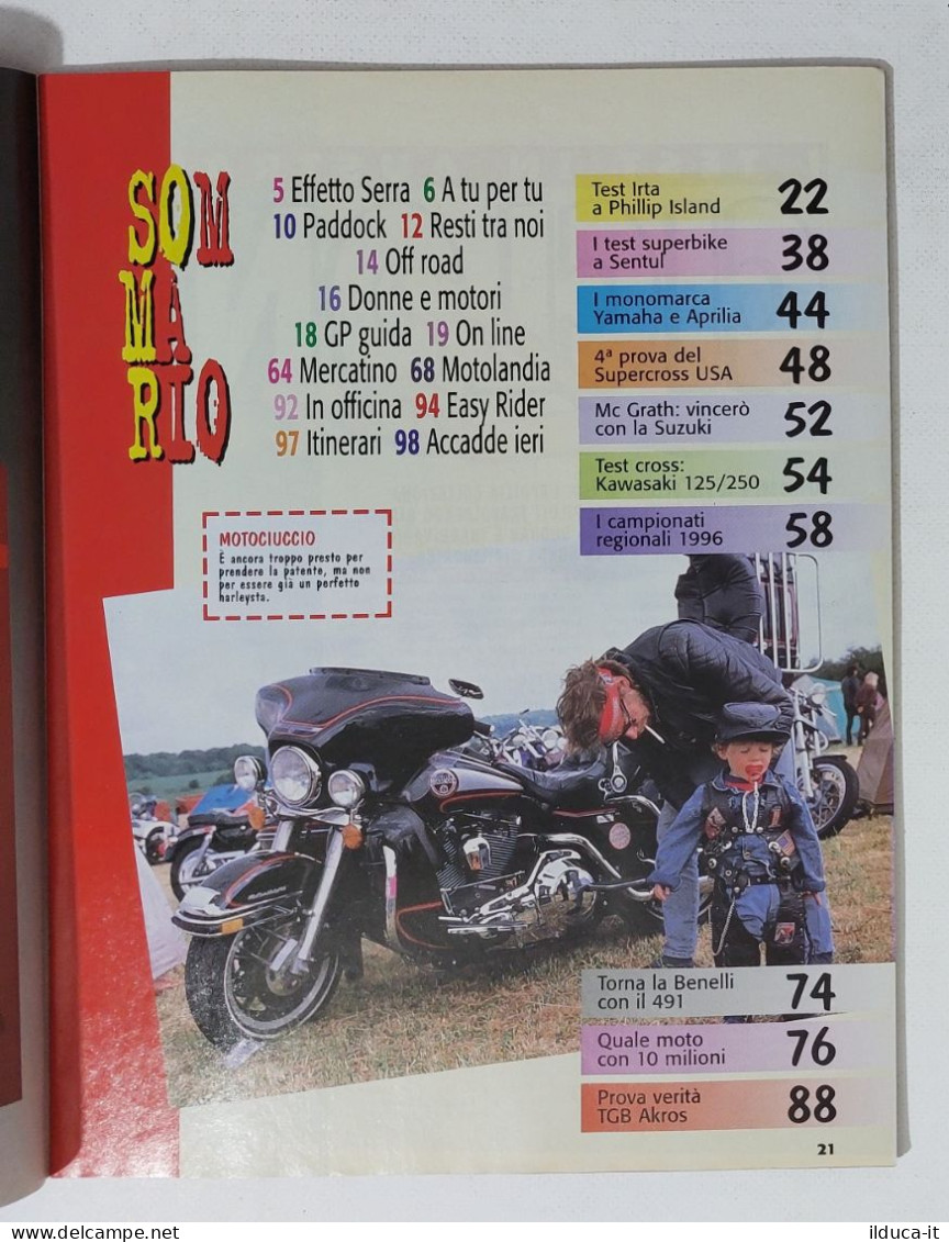 34870 Motosprint A. XXII N. 6 1997 - Biaggi Trovolto Da Aprilia Scooter Benelli - Moteurs