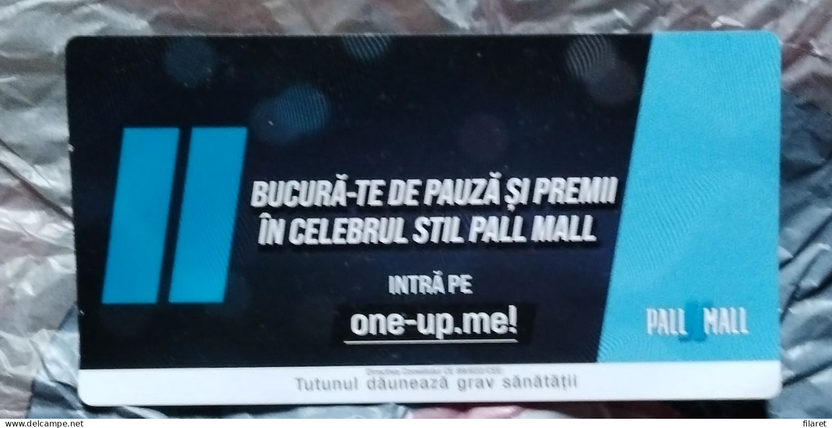 PALL MALL-Romania,cigarettes Card,used - Sonstige & Ohne Zuordnung