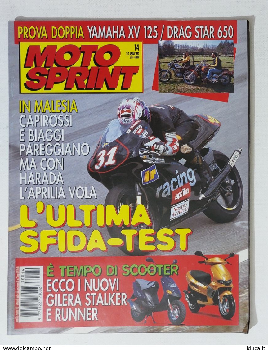 34878 Motosprint A. XXII N. 14 1997 - Yamaha XV 125 GP Malesia Vince Harada - Moteurs