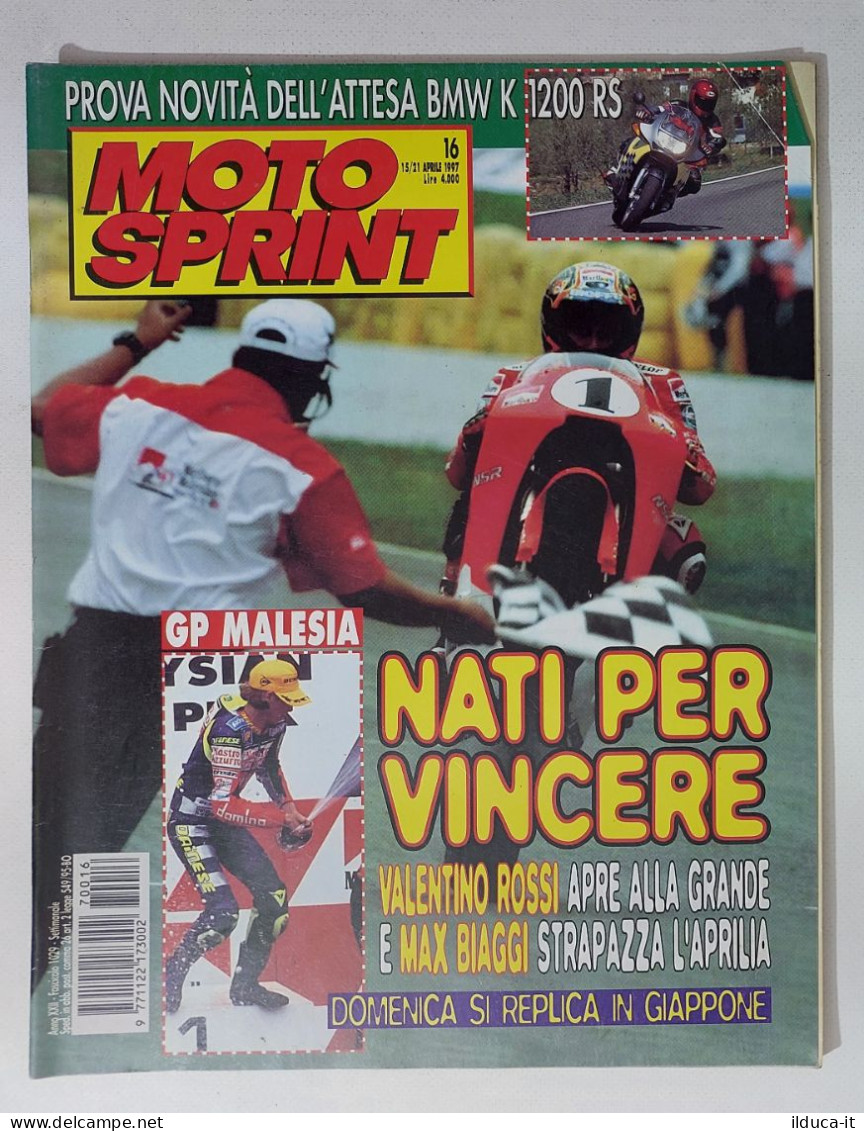 34880 Motosprint A. XXII N. 16 1997 - GP Malesia Vincono Rossi E Biaggi - Motoren