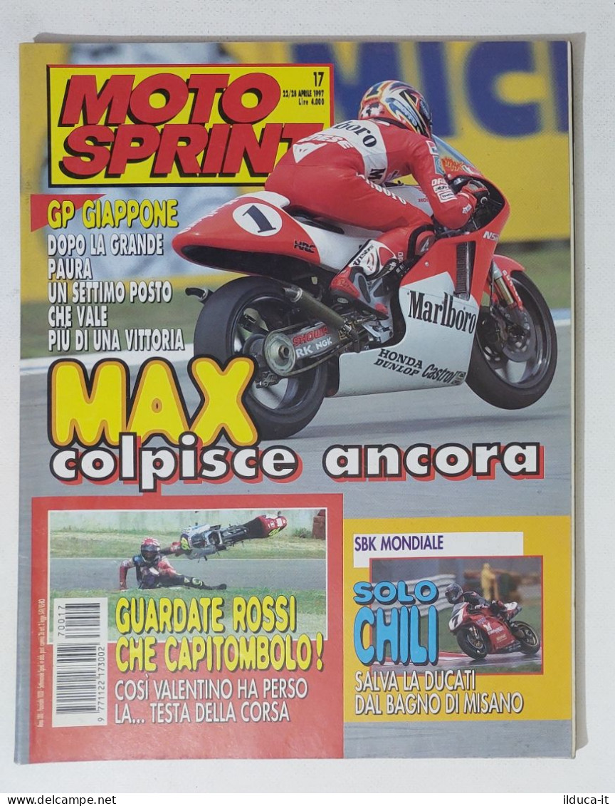 34881 Motosprint A. XXII N. 17 1997 - GP Giappone Cade Valentino Rossi - Motori