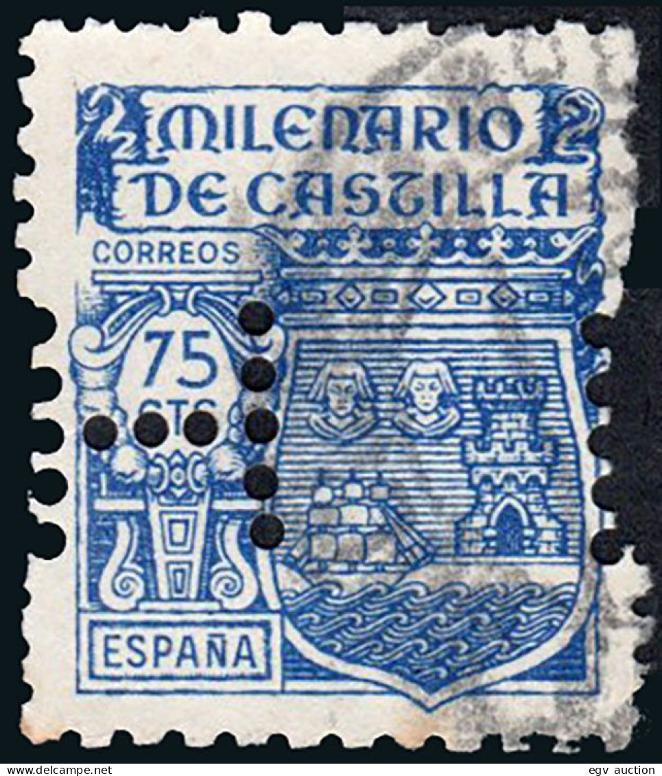Madrid - Perforado - Edi O 982 - "H" Perforación Desplazada Dando Lugar A Una Variedad - Used Stamps
