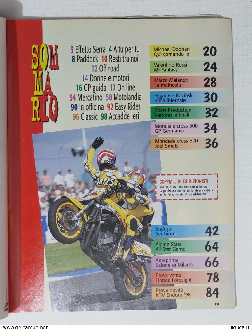 34893 Motosprint A. XXII N. 35 1997 - Valentino Rossi GP Brno - Motoren