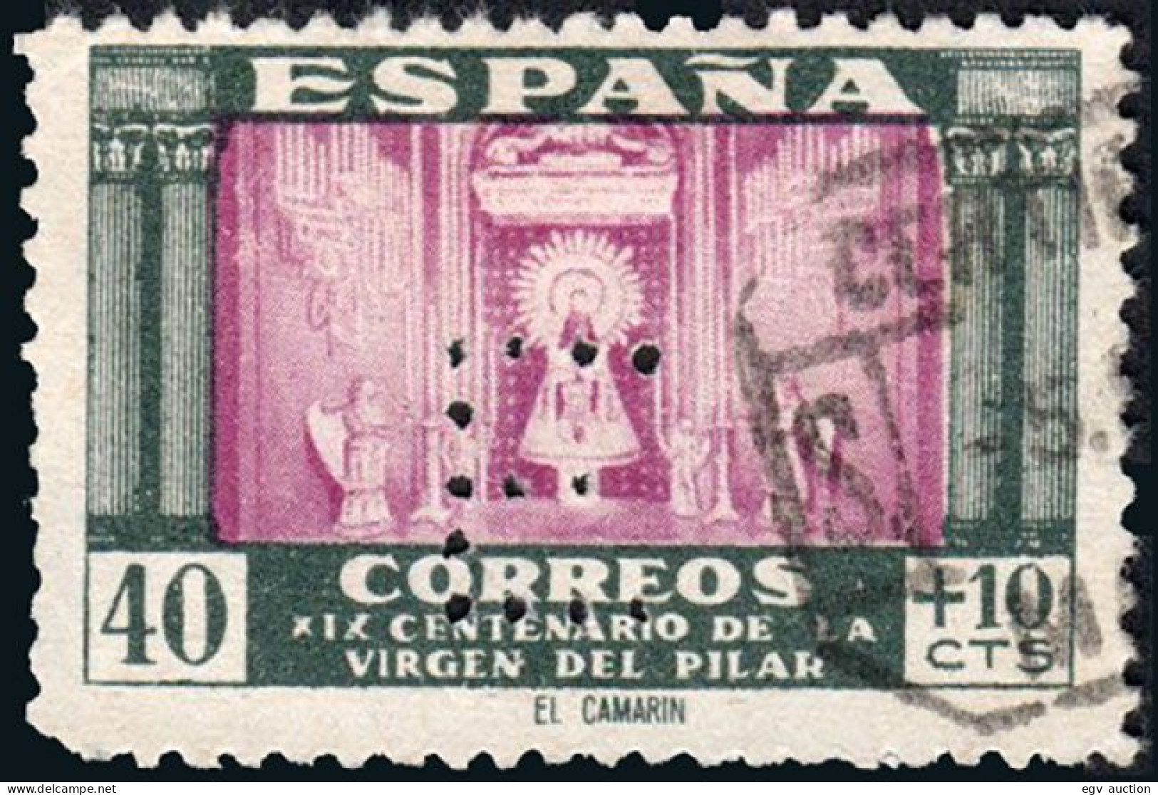 Madrid - Perforado - Edi O 998 - "E" (Patentes) - Oblitérés